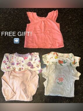 Bundle of Onesies- Girl (0-3 Mo)